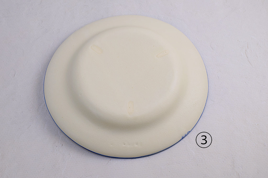 Utsuwa Baumé / Rim deep plate S (white background)