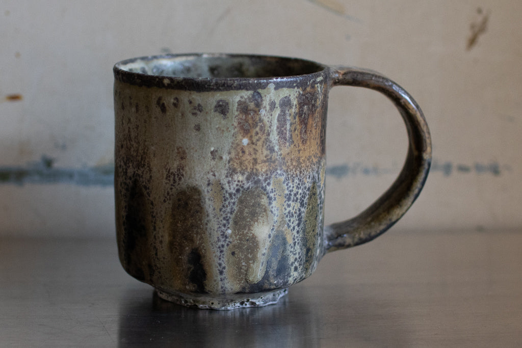 Motoyuki Tonoike / Ash glaze mug 36-5