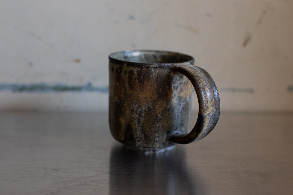 Motoyuki Tonoike / Ash glaze mug 36-5