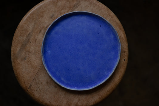 Mai Tagawa / Handmade plate (blue)