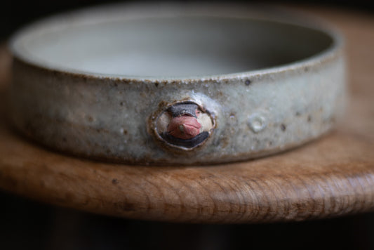 Kagamien / Sparrow bowl (cherry blossom sparrow)