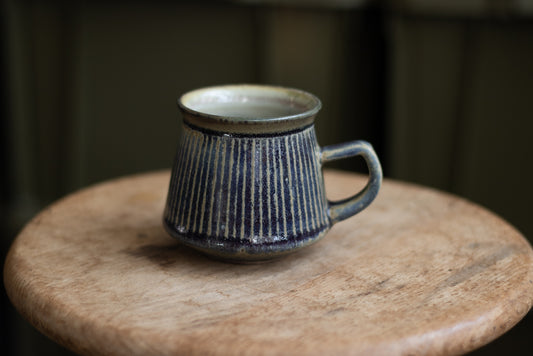 Tadahiro Nakanishi / Striped coffee cup (blue)