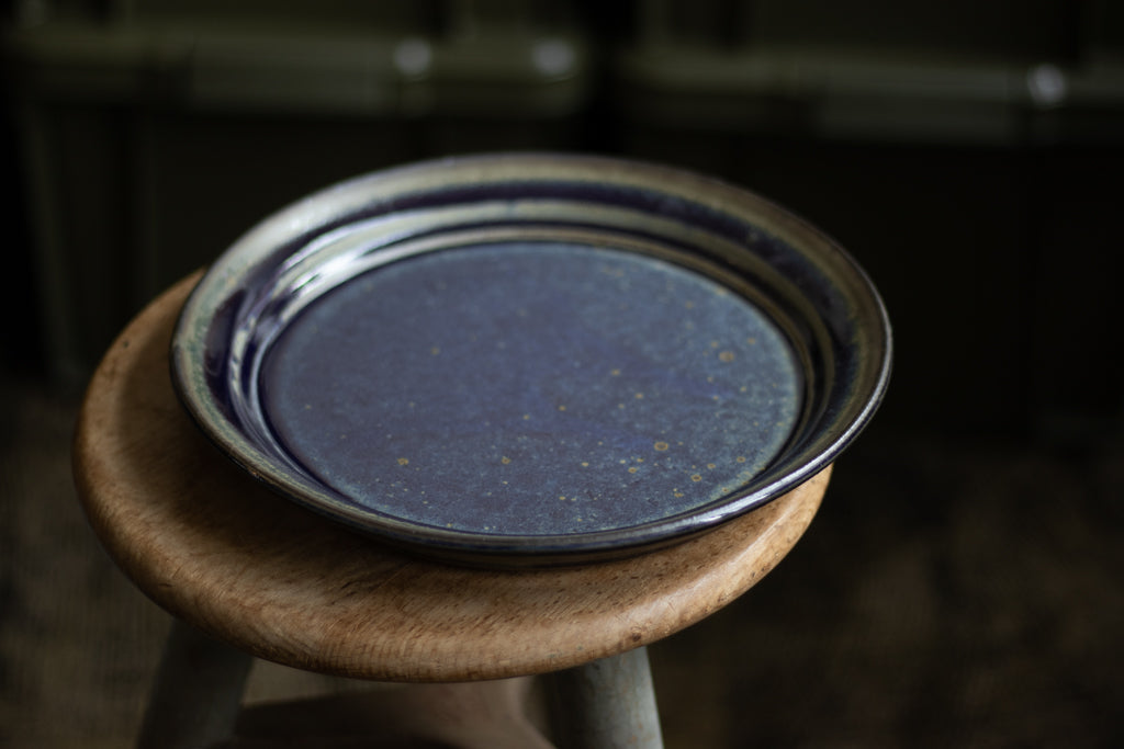 Tadahiro Nakanishi / 8-inch plate (blue)