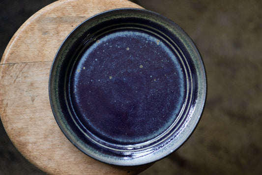 中西忠博 / 7寸プレート(青)