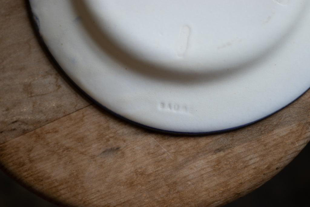 Baume Utensils / Rim Deep Plate M (Blue Line) Ceramics Ceramics Mail Order