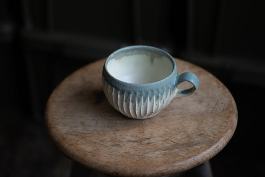 Naoki Kanazawa / Round mug white ①