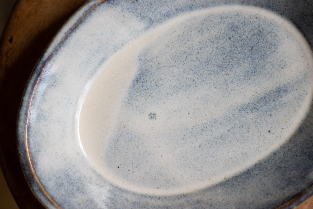 Toru Murasawa / Oval pot, straw ash glaze