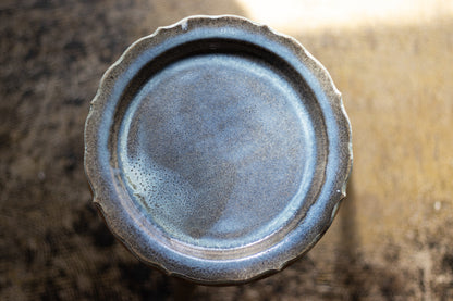 Toru Murasawa / Ryoka large plate, blue glaze