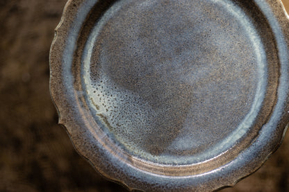 Toru Murasawa / Ryoka large plate, blue glaze