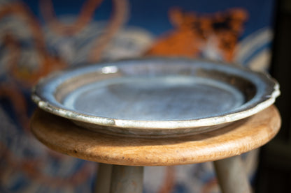 Toru Murasawa / Ryoka large plate, blue glaze