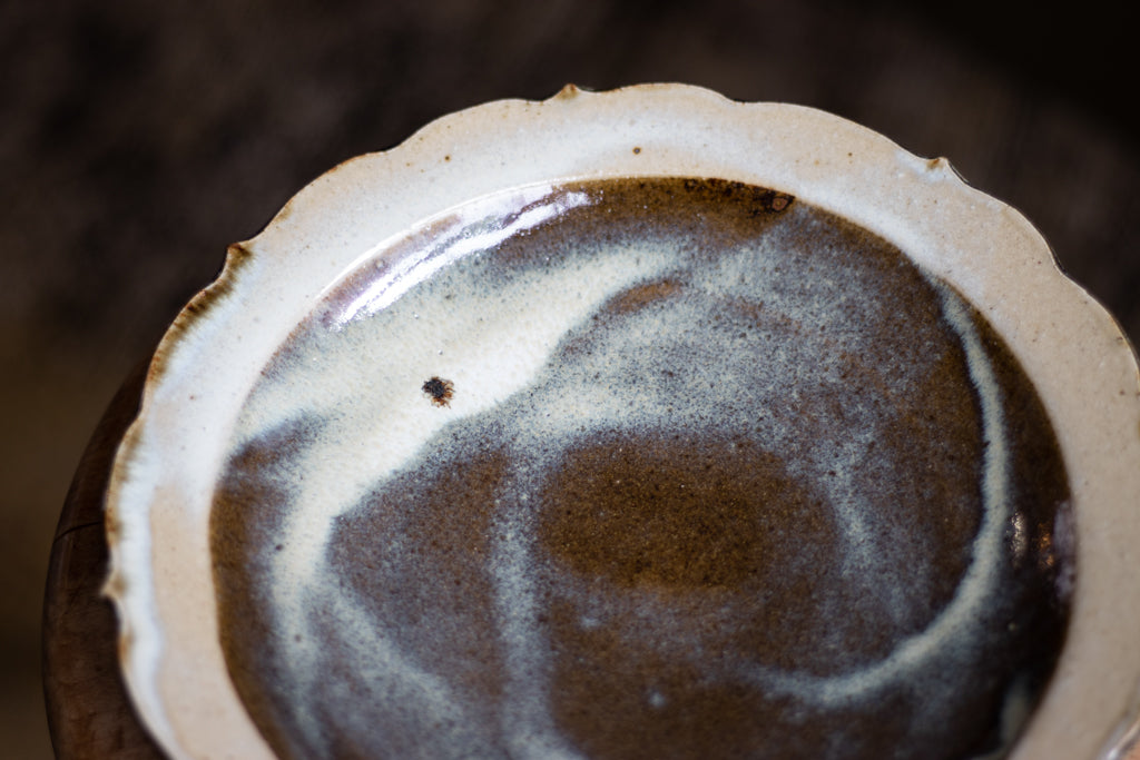 Toru Murasawa / Ryohana platter 8 inches ash glaze A pottery pottery mail order