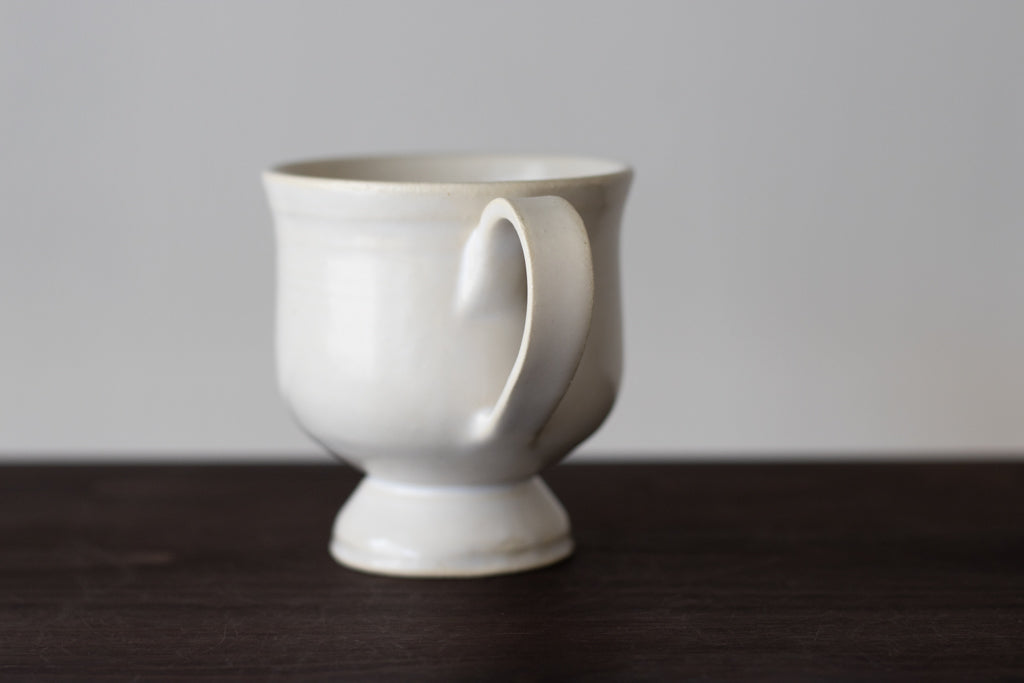 yoshida pottery / Takajo Cup Maru (Antique White)