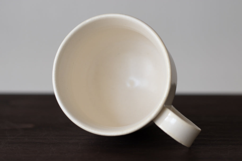 yoshida pottery / Takajo Cup Maru (Antique White)