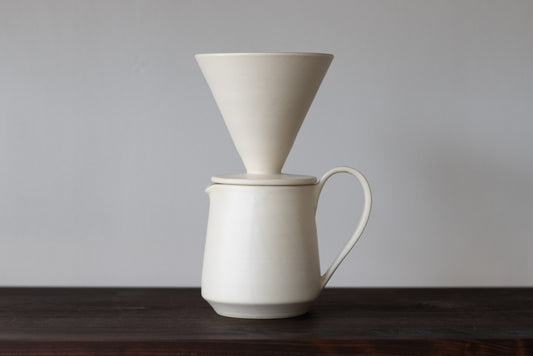 yoshida pottery / コーヒードリッパー＆サーバー（恋人White）