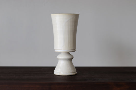 yoshida pottery / goblet (white)
