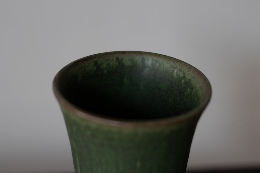 yoshida pottery / goblet (sabi-iro warbler)
