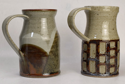 Selenium / Flower Vase Slip Pattern/Platid Pattern Ceramics Pottery Mail Order